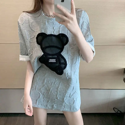 Korean Fashion Women Oversized T-shirt